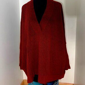 Anthropologie Slouchy V-neck Batwing Sweater XL